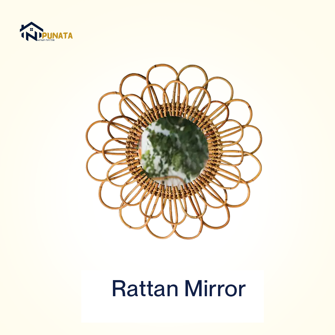 Rattan Mirror